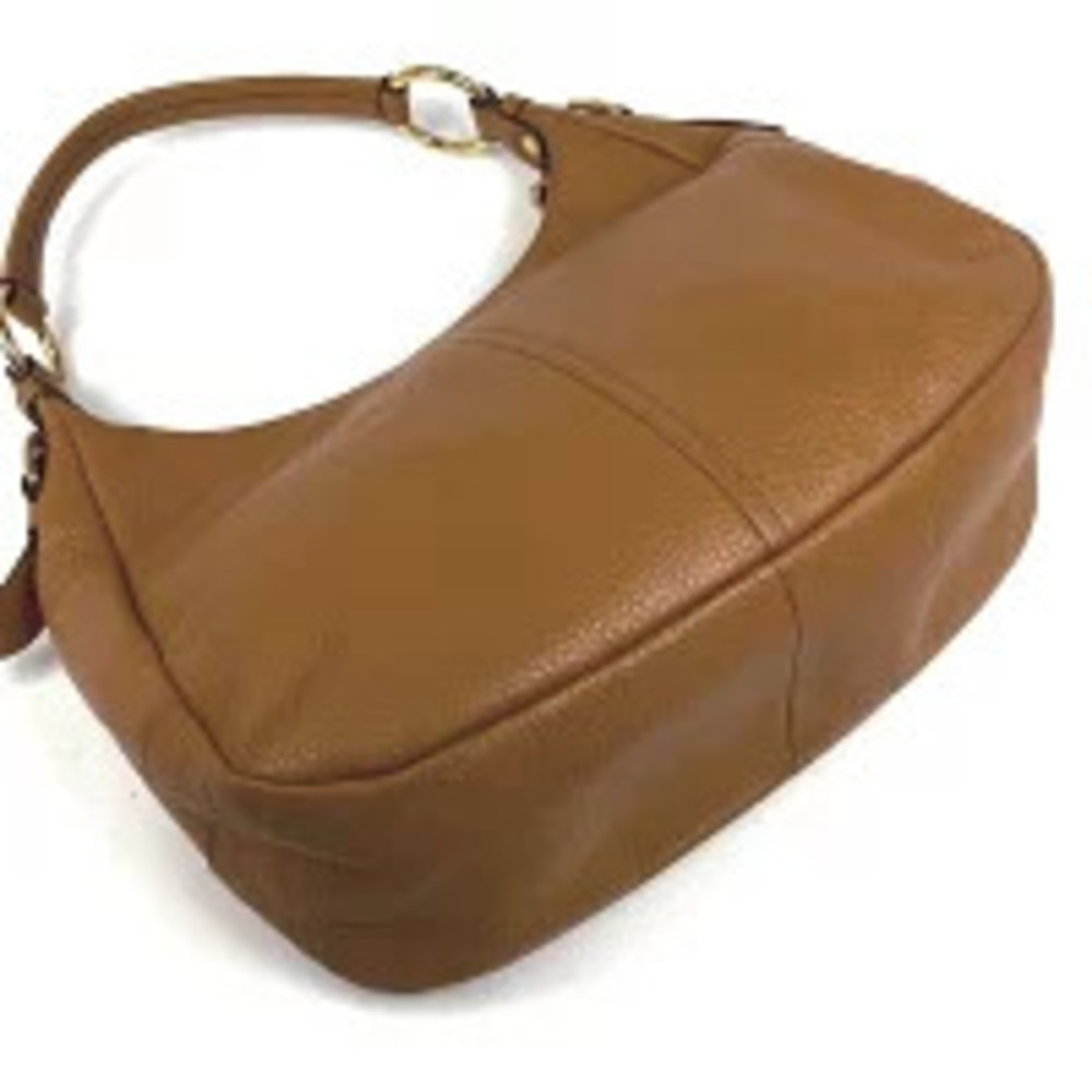 Prada handbag Hobo brown leather bag shoulder
